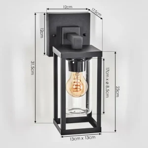 hofstein Avete Lampe murale d´extérieur Noir, 1 lumière* Lampes Modernes