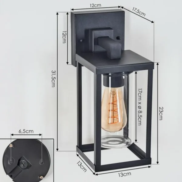 hofstein Avete Lampe murale d´extérieur Noir, 1 lumière* Lampes Modernes