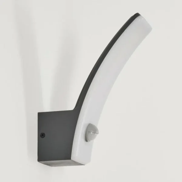 hofstein Azia Lampe murale d´extérieur LED Anthracite, 1 lumière, Détecteur de mouvement* Lampes Modernes