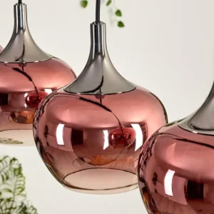hofstein Azurara Suspension, Boule lumineuse, Suspension Noir, 4 lumières* Lampes Modernes
