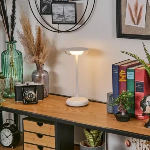 hofstein Baigorrita Lampe à poser LED Blanc, 1 lumière* Lampes Modernes