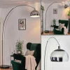 hofstein Baloca Lampadaire Chrome, Noir, 1 lumière* Lampes Modernes