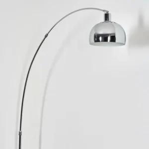 hofstein Baloca Lampadaire Chrome, Noir, 1 lumière* Lampes Modernes