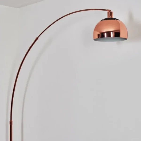 hofstein Baloca Lampadaire Cuivre, Noir, 1 lumière* Lampes Modernes