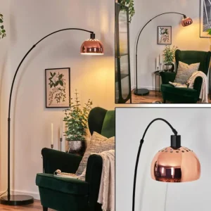 hofstein Baloca Lampadaire Noir, 1 lumière* Lampes Modernes