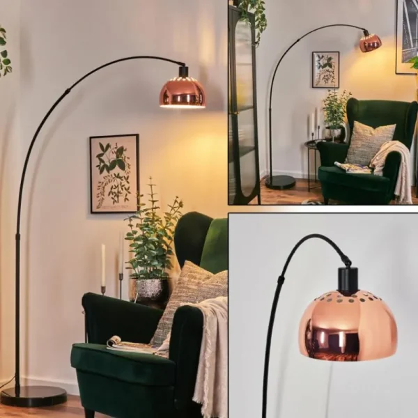 hofstein Baloca Lampadaire Noir, 1 lumière* Lampes Modernes