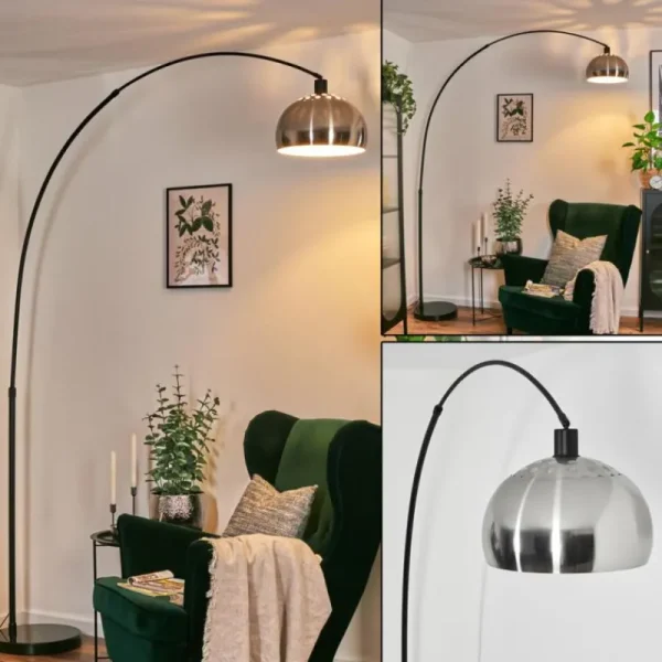 hofstein Baloca Lampadaire Noir, 1 lumière* Lampes Modernes