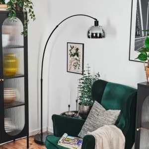hofstein Baloca Lampadaire Noir, 1 lumière* Lampes Modernes