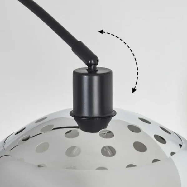 hofstein Baloca Lampadaire Noir, 1 lumière* Lampes Modernes
