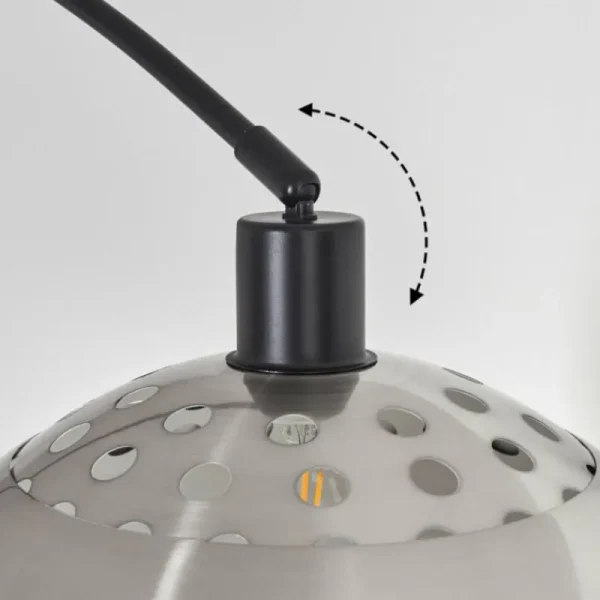 hofstein Baloca Lampadaire Noir, 1 lumière* Lampes Modernes