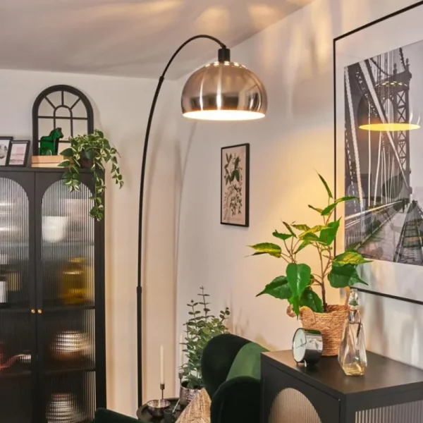 hofstein Baloca Lampadaire Noir, 1 lumière* Lampes Modernes