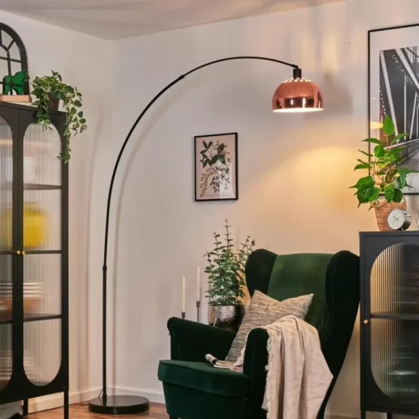 hofstein Baloca Lampadaire Noir, 1 lumière* Lampes Modernes