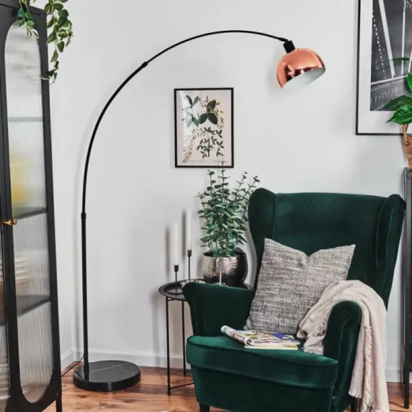 hofstein Baloca Lampadaire Noir, 1 lumière* Lampes Modernes