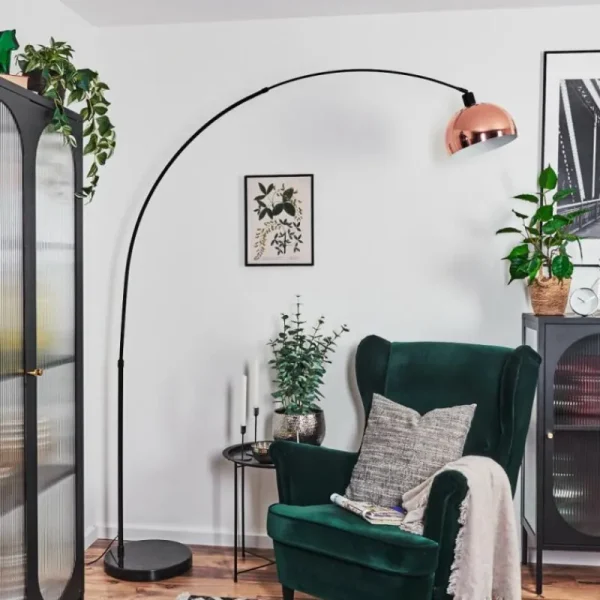 hofstein Baloca Lampadaire Noir, 1 lumière* Lampes Modernes