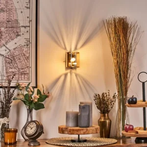 hofstein Bamako Luminaire Up & Down, Applique murale LED Noir, 1 lumière* Lampes En Verre
