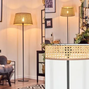 hofstein Barcos Lampadaire beige, Écru, 1 lumière* Lampes Modernes