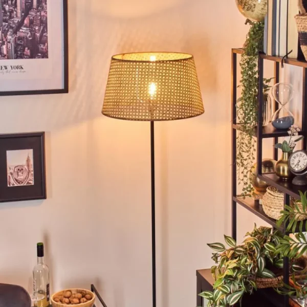 hofstein Barcos Lampadaire beige, Écru, 1 lumière* Lampes Modernes