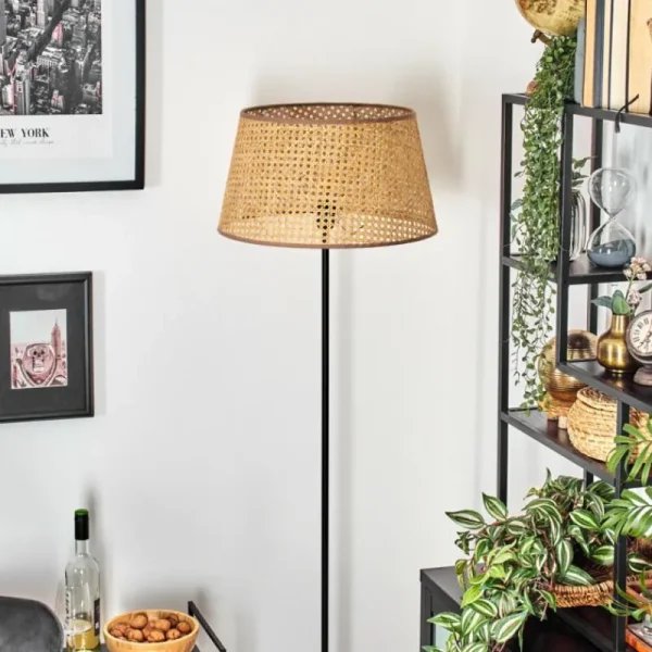 hofstein Barcos Lampadaire beige, Écru, 1 lumière* Lampes Modernes