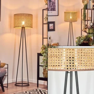 hofstein Barcos Lampadaire, Liseuse Noir, 1 lumière* Lampes Modernes