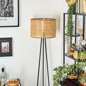 hofstein Barcos Lampadaire, Liseuse Noir, 1 lumière* Lampes Modernes