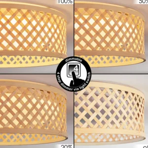hofstein Barroco Plafonnier LED Écru, Blanc, 1 lumière* Lampes Modernes