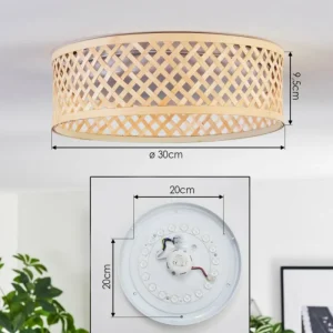 hofstein Barroco Plafonnier LED Écru, Blanc, 1 lumière* Lampes Modernes