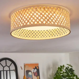 hofstein Barroco Plafonnier LED Écru, Blanc, 1 lumière* Lampes Modernes