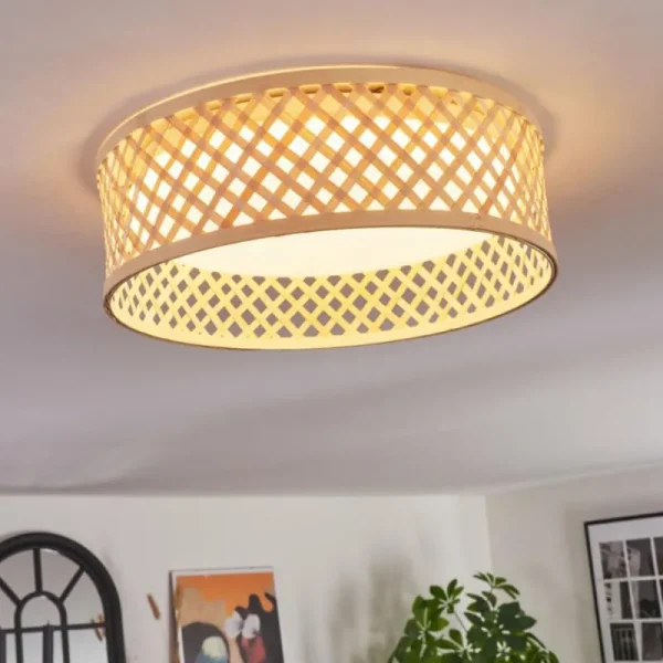 hofstein Barroco Plafonnier LED Écru, Blanc, 1 lumière* Lampes Modernes