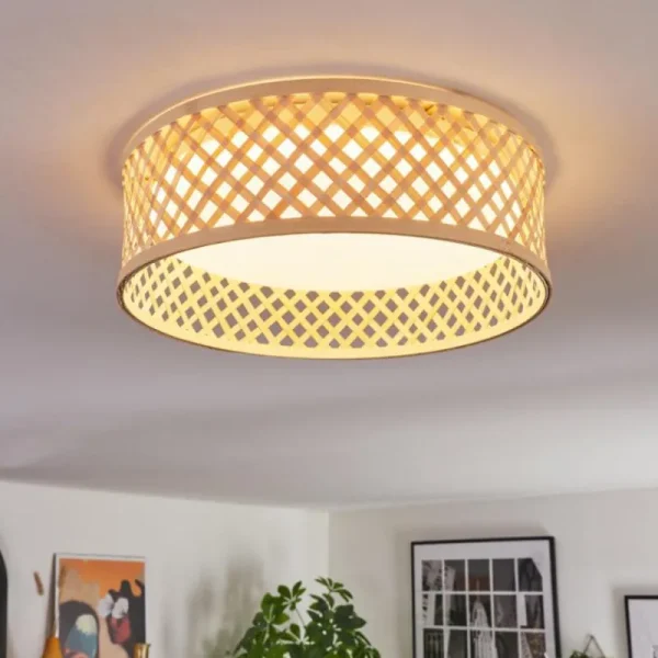hofstein Barroco Plafonnier LED Écru, Blanc, 1 lumière* Lampes Modernes