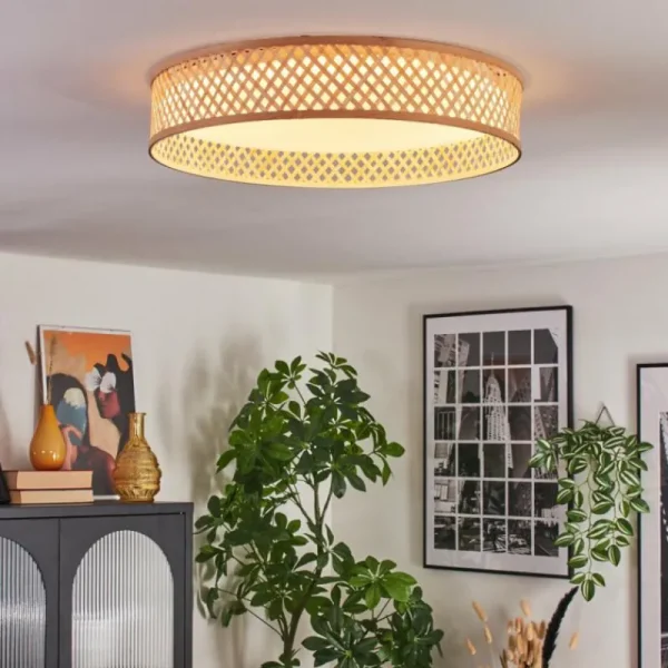 hofstein Barroco Plafonnier LED Écru, Blanc, 1 lumière* Lampes Modernes