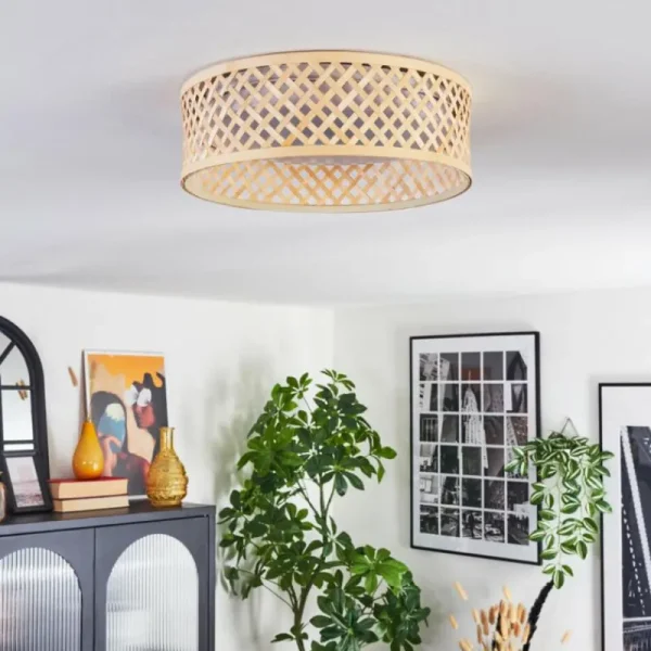 hofstein Barroco Plafonnier LED Écru, Blanc, 1 lumière* Lampes Modernes