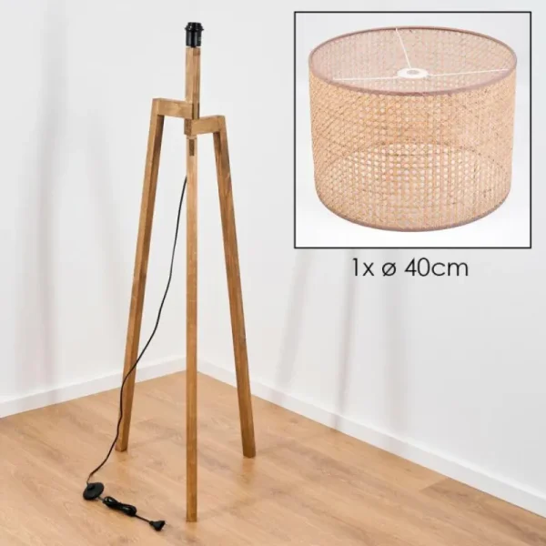 hofstein Bassagoda Lampadaire, Liseuse Écru, 1 lumière* Lampes Modernes