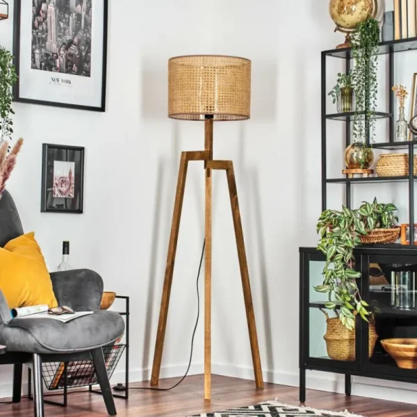 hofstein Bassagoda Lampadaire, Liseuse Écru, 1 lumière* Lampes Modernes