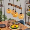 hofstein Basto Suspension, Boule lumineuse, Suspension Écru, Noir, 4 lumières* Lampes Modernes