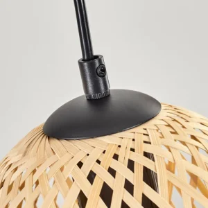 hofstein Basto Suspension, Boule lumineuse, Suspension Écru, Noir, 4 lumières* Lampes Modernes