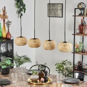 hofstein Bauro Suspension Écru, 4 lumières* Lampes Modernes