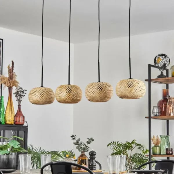 hofstein Bauro Suspension Écru, 4 lumières* Lampes Modernes