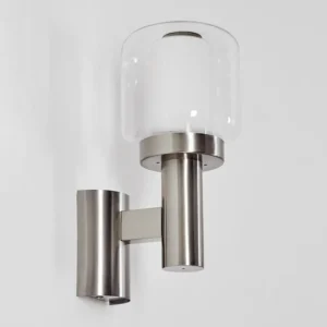 hofstein Beira Lampe murale d´extérieur, Applique murale Nickel mat, 1 lumière* Lampes Modernes