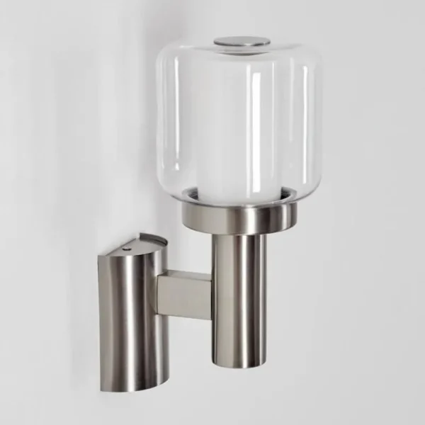 hofstein Beira Lampe murale d´extérieur, Applique murale Nickel mat, 1 lumière* Lampes Modernes