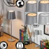hofstein Belece Lampe de table d'extérieur, Lampe à poser LED Gris, 1 lumière* Lampes Modernes