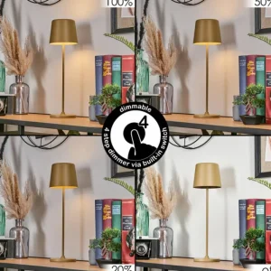 hofstein Belece Lampe de table d'extérieur, Lampe à poser LED Beige, 1 lumière* Lampes Modernes