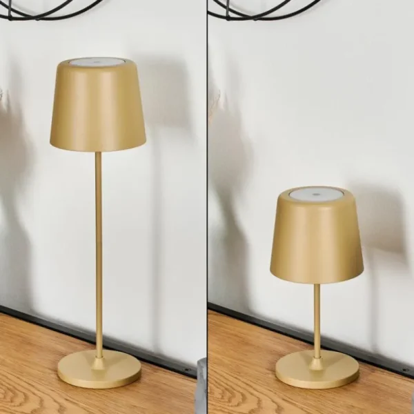 hofstein Belece Lampe de table d'extérieur, Lampe à poser LED Beige, 1 lumière* Lampes Modernes