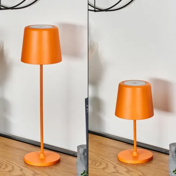 hofstein Belece Lampe de table d'extérieur, Lampe à poser LED Orange, 1 lumière* Lampes Modernes