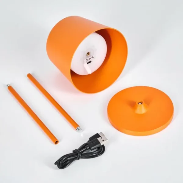 hofstein Belece Lampe de table d'extérieur, Lampe à poser LED Orange, 1 lumière* Lampes Modernes