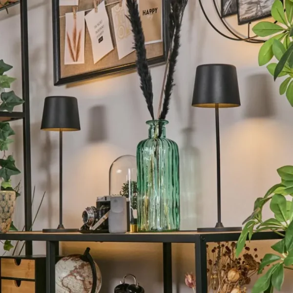 hofstein Belece Lampe de table d'extérieur, Lampe à poser LED Noir, 1 lumière* Lampes Modernes