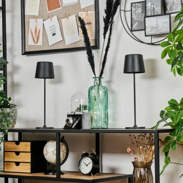 hofstein Belece Lampe de table d'extérieur, Lampe à poser LED Noir, 1 lumière* Lampes Modernes