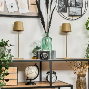 hofstein Belece Lampe de table d'extérieur, Lampe à poser LED Beige, 1 lumière* Lampes Modernes