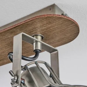 hofstein Bitterroot Plafonnier Gris, Écru, 4 lumières* Lampes Modernes