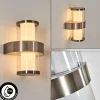 hofstein Blinneberg Luminaire extérieur, Lampe murale d´extérieur LED Nickel mat, 2 lumières* Lampes Modernes