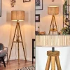 hofstein Bongal Lampadaire Écru, 1 lumière* Lampes Modernes